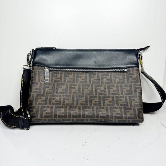Fendi FF Zuca Pattern Shoulder Bag - Picture 5 of 9